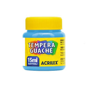 TINTA GUACHE 15ML C/12 AZUL CELESTE 503