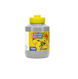 TINTA GUACHE 250ML CINZA 933