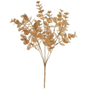 GALHO EUCALIPTO X5 30CM DOURADO