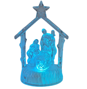 ACRÍLICO PRESÉPIO LED 12CM 