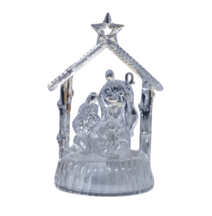 ACRÍLICO PRESÉPIO LED 12CM 