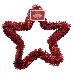 ENFEITE ESTRELA 20CM FESTÃO VAZADA