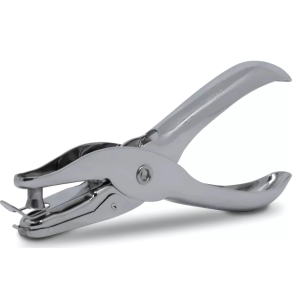 PERFURADOR PAPEL METAL 01 FURO 8FLS 6MM 13CM