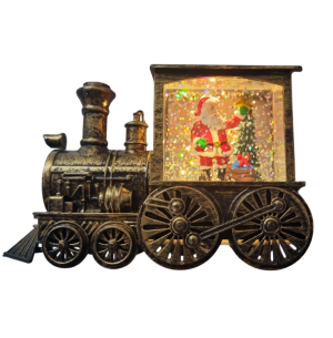  ENFEITE TREM PLÁST. LED 13CM