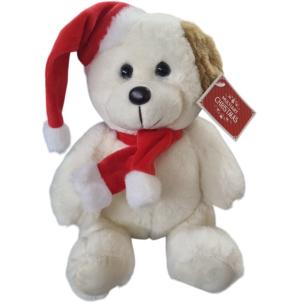 25N PELÚCIA CACHORRO SENT.20CM GORRO