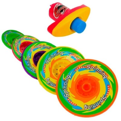 PIÃO ATIRA DISCO 6PÇS