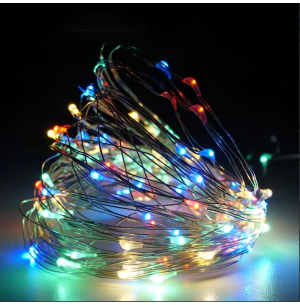 FIO DE FADA 100 LEDS COLOR 8F TOMADA