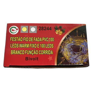  PISCA FESTÃO FIO DE FADA 200 LEDS AM