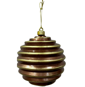  BOLA CX 8CM 4UN DR ENVELHECIDA