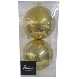 BOLA CX LISA 12CM 2UN DR PEROLADA