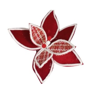  FLOR BICO DE PAPAGAIO 29CM VELUDO VM