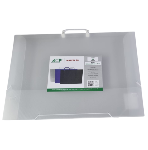 MALETA PP A3 50X35CM CRISTAL