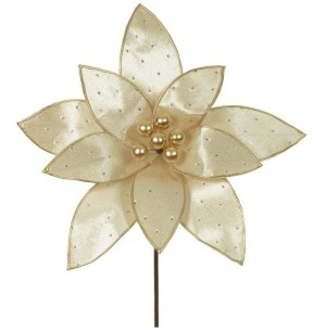 FLOR BICO DE PAPAGAIO VELUDO STRASS 20CM DR