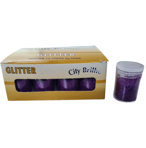 GLITTER 3GR PINK 12UN 