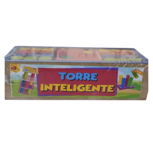 PEDAGÓGICO TORRE INTELIGENTE MADEIRA 34 PÇS