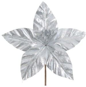  BICO DE PAPAGAIO GLITTER 12CM PRATA