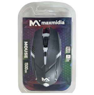 MOUSE MAX GAMER C/FIO LUZ 1,5M