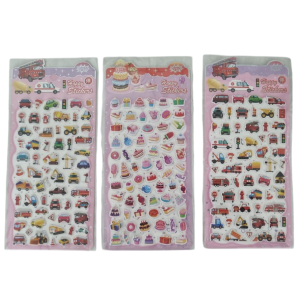 ADESIVO RELEVO 10X20CM SORTIDO 