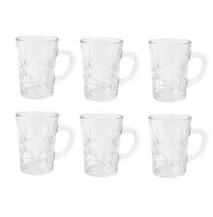CANECA VIDRO 117ML 6UN ZURIQUE