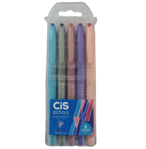 CANETA ESFER.ECHO 0.7 05 CORES