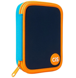 PORTA LÁPIS BOX 22CM 1 DIV.AZUL