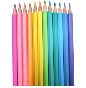 LÁPIS COR SEXT.CRIATIC 12 CORES PASTEL 
