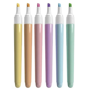 MARCA TEXTO LUMI.LITE 6 CORES PASTEL