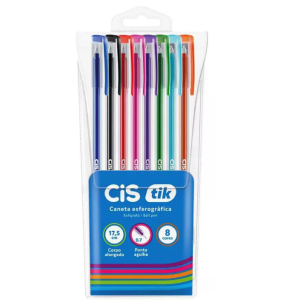 CANETA ESFER.TIK 0.7 08 CORES