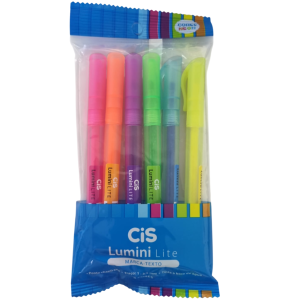 MARCA TEXTO LUMI.LITE 6 CORES NEON
