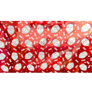 SACO METAL 45X59CM 50UN NATAL VERMELHO