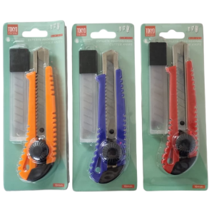 ESTILETE PROF.METAL TOKYO 16CM C/5 LÂMINAS