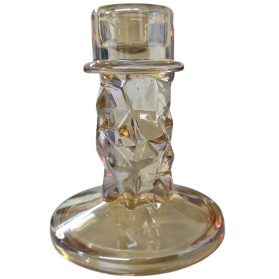 CASTICAL VIDRO 10CM ÂMBAR