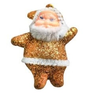 ENFEITE PAPAI NOEL 5CM 6UN