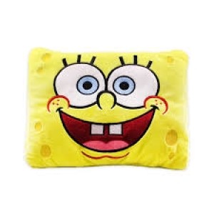 PELÚCIA ALMOFADA BOB ESPONJA 28X24CM