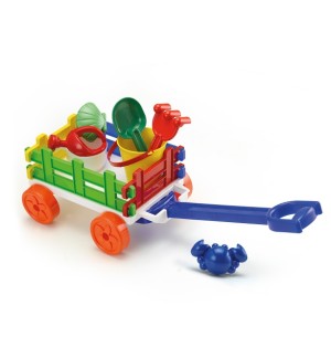 CARRETA PRAIA 32X17CM 8PÇS