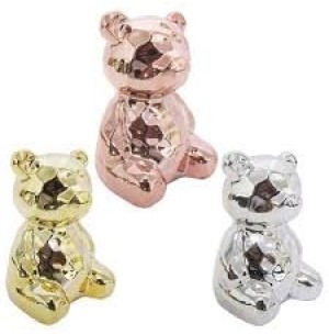 ADORNO PORCELANA URSO 8X10CM