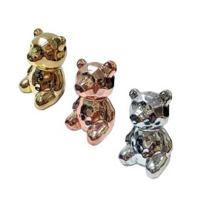 ADORNO PORCELANA URSO 8X10CM