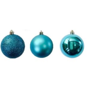 BOLA 4CM 15UN MISTA AZUL