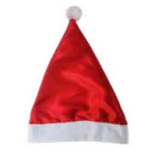  GORRO PAPAI NOEL CETIM 40CM