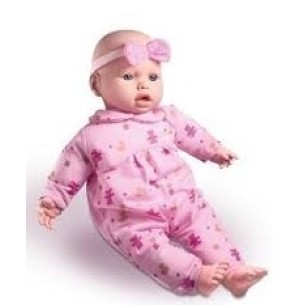 BONECA NINA BABY BRANCA 52CM