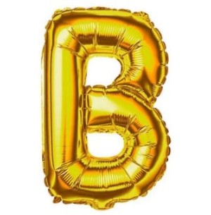 FESTA BALÃO DOUR.40CM LETRA B 2UN
