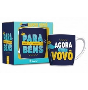 CANECA PORCELANA 300ML URBAN PROMOVIDO A VOVÔ