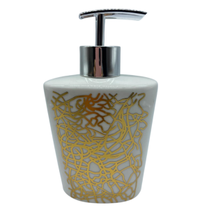 PORTA SABONETE LÍQUIDO PORCELANA 16CM