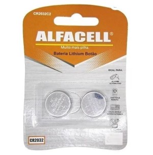 BATERIA ALFACELL 3V 2UN CR2032C2