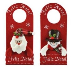 ENFEITE PORTA MAÇANETA 29CM