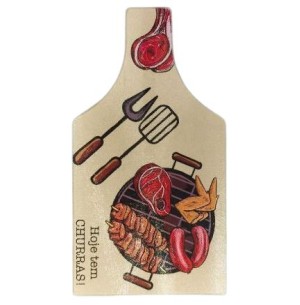 TÁBUA VIDRO 35X18CM